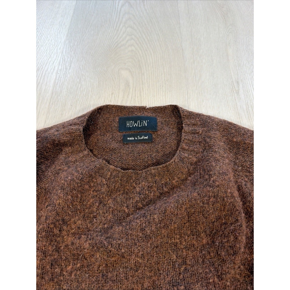 Howlin Sweater Made In Scotland Large Brownish